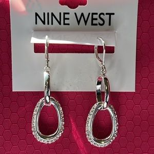 Nine West Double Oval Earrings